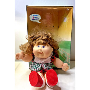 Vintage Cabbage Patch Kids Happy Sounds Kid Talking Doll w/ Box